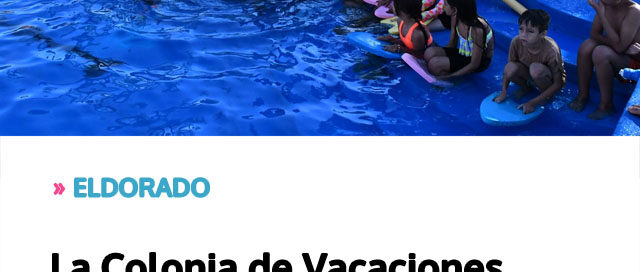 ELDORADO: La Colonia de Vacaciones Municipal 2026 inició con la participación de 200 niños y niñas de distintos barrios ELDORADO: La Colonia de Vacaciones Municipal 2026 inició con la participación de 200 niños y niñas de distintos barrios