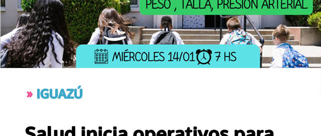 Salud inicia operativos para completar fichas escolares Salud inicia operativos para completar fichas escolares