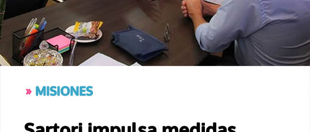 MISIONES: Sartori impulsa medidas para reforzar la prevención de adicciones y garantizar la calidad de los servicios de salud MISIONES: Sartori impulsa medidas para reforzar la prevención de adicciones y garantizar la calidad de los servicios de salud