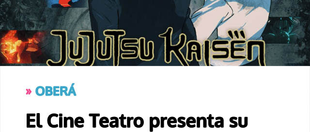 El Cine Teatro Oberá presenta su última semana de funciones en el Espacio INCAA