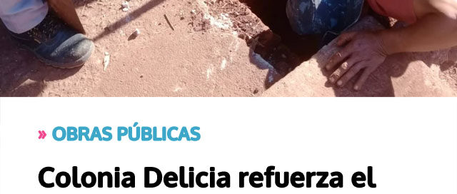 Colonia Delicia refuerza el servicio de agua potable con trabajos de reparación y mantenimiento Colonia Delicia refuerza el servicio de agua potable con trabajos de reparación y mantenimiento