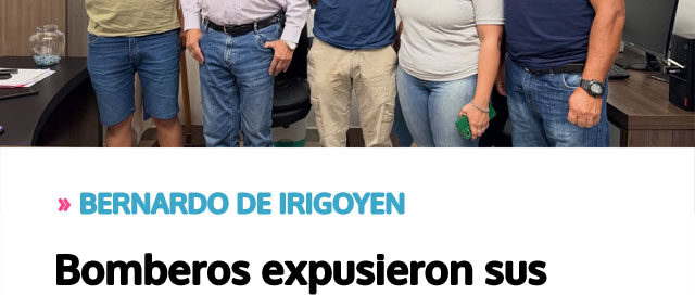 Bomberos expusieron sus necesidades en una reunión con el intendente y solicitaron apoyo comunitario Bomberos expusieron sus necesidades en una reunión con el intendente y solicitaron apoyo comunitario