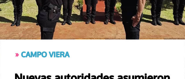 Nuevas autoridades asumieron en dependencias policiales