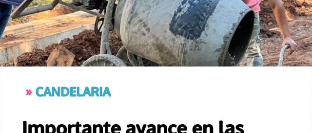 Importante avance en las obras de infraestructura sobre la calle Anastacio Cabrera