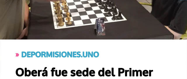 Oberá fue sede del Primer Encuentro de Ajedrez de Verano 2026 Oberá fue sede del Primer Encuentro de Ajedrez de Verano 2026