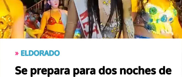 Se prepara para dos noches de carnavales en la Costanera Se prepara para dos noches de carnavales en la Costanera