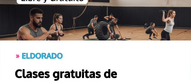 Clases gratuitas de entrenamiento funcional en el Polideportivo Municipal para mejorar fuerza y resistencia