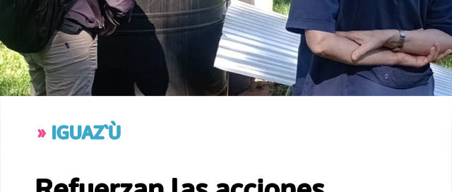 Refuerzan las acciones preventivas contra el dengue en distintos barrios