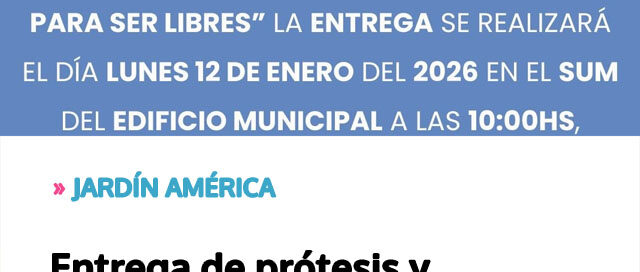 JARDÍN AMÉRICA: Entrega de prótesis y anteojos en operativo social: beneficiarios deberán presentarse con DNI JARDÍN AMÉRICA: Entrega de prótesis y anteojos en operativo social: beneficiarios deberán presentarse con DNI