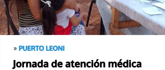 Jornada de atención médica y vacunación fortaleció el cuidado de la salud comunitaria