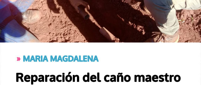 DELICIA: Reparación del caño maestro busca mejorar la presión del servicio de agua potable en los barrios