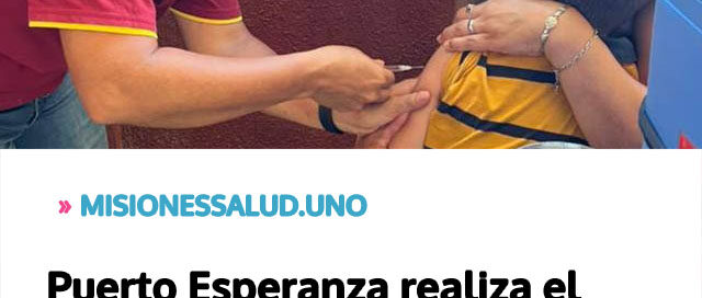 Puerto Esperanza realiza el operativo de salud “Vuelta al Cole” en distintos barrios