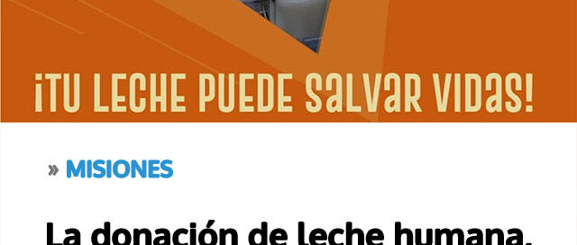 La donación de leche humana, un aporte vital para la atención neonatal La donación de leche humana, un aporte vital para la atención neonatal