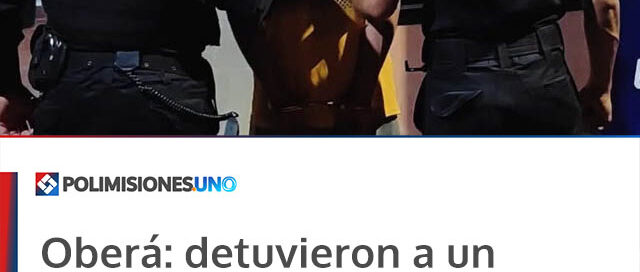 Oberá: detuvieron a un hombre por el robo de herramientas de un camión