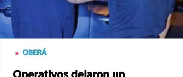 Operativos dejaron un detenido, menores demorados y bienes robados recuperados