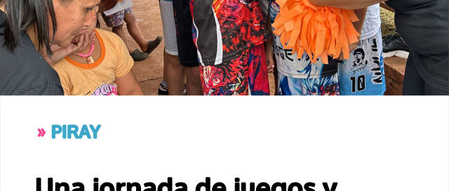 Una jornada de juegos y aprendizajes reunió a familias y niños en el barrio Parodi