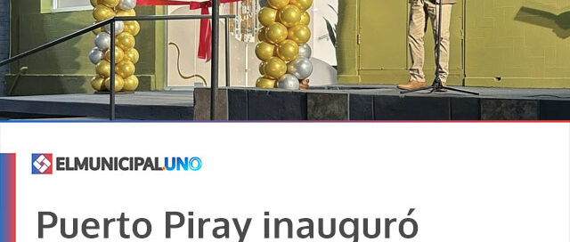 Puerto Piray inauguró un nuevo centro médico impulsado por un vecino de la comunidad