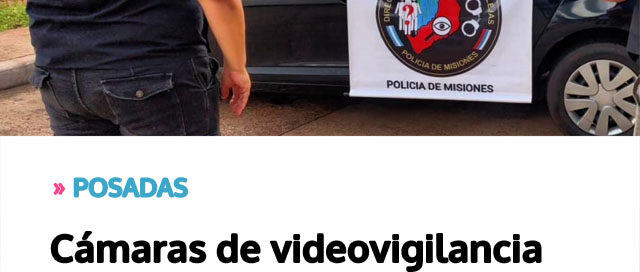 POSADAS: Cámaras de videovigilancia detectaron y permitieron el secuestro de un vehículo con pedido judicial POSADAS: Cámaras de videovigilancia detectaron y permitieron el secuestro de un vehículo con pedido judicial