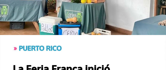 La Feria Franca inició actividades en su nuevo espacio junto al Museo Municipal Raíces