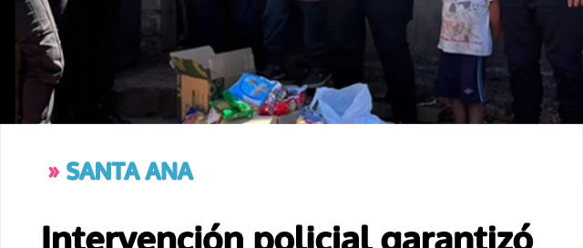 Intervención policial garantizó asistencia a tres menores bajo el cuidado de su hermano mayor Intervención policial garantizó asistencia a tres menores bajo el cuidado de su hermano mayor