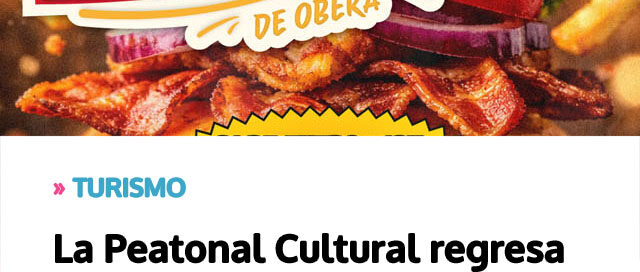 La Peatonal Cultural regresa a Oberá con el concurso a la Mejor Hamburguesa La Peatonal Cultural regresa a Oberá con el concurso a la Mejor Hamburguesa