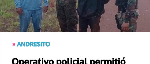 Operativo policial permitió hallar a un joven que se había extraviado en el monte Operativo policial permitió hallar a un joven que se había extraviado en el monte