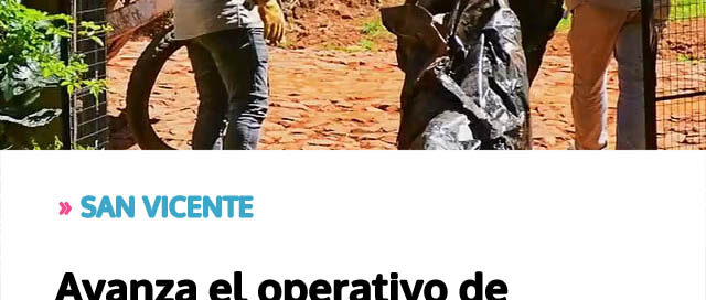 Avanza el operativo de descacharrización para prevenir el dengue Avanza el operativo de descacharrización para prevenir el dengue