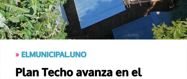 Plan Techo avanza en el Barrio Ramos con mejoras para familias en situación de vulnerabilidad Plan Techo avanza en el Barrio Ramos con mejoras para familias en situación de vulnerabilidad