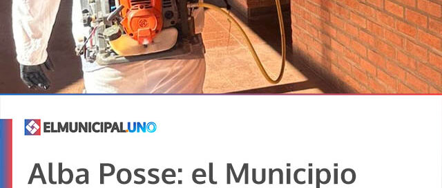 Alba Posse: el Municipio realiza fumigaciones en escuelas antes del inicio del ciclo lectivo