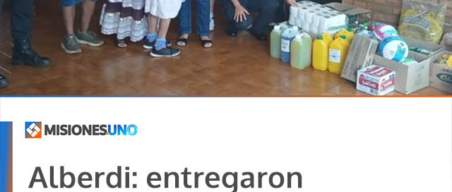 Alberdi: entregaron donaciones recolectadas en evento solidario