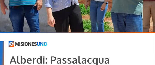 Alberdi: Passalacqua supervisó el avance de la obra de la EPET 53