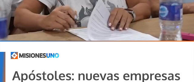Apóstoles: nuevas empresas se instalan en el Parque Industrial y fortalecen el desarrollo local