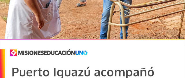 Puerto Iguazú acompañó a instituciones educativas para el inicio del ciclo lectivo