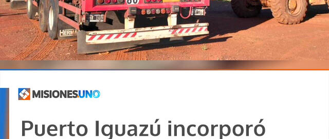 Puerto Iguazú incorporó 200 tubos de hormigón para avanzar con el plan de entubamiento en Villa Tacuara