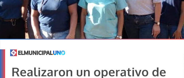 Realizaron un operativo de salud en el paraje Santa Lucía de Alba Posse Realizaron un operativo de salud en el paraje Santa Lucía de Alba Posse