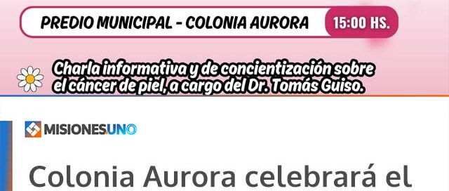 Colonia Aurora celebrará el Día Internacional de la Mujer con actividades abiertas a la comunidad