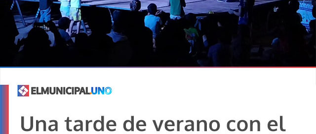 Una tarde de verano con el show del Payaso Valijita en la plaza San Martín