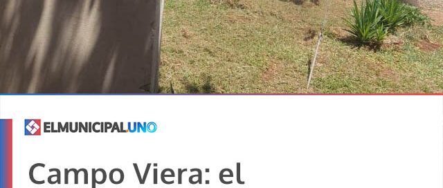 Campo Viera: el Municipio avanza con el mantenimiento escolar de cara al ciclo lectivo 2026