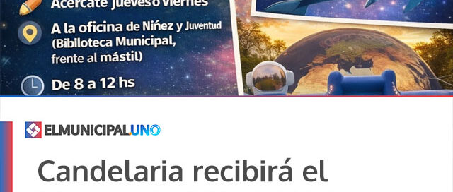 Candelaria recibirá el Planetario Móvil 360° y entregará entradas gratuitas a los primeros 40 niños