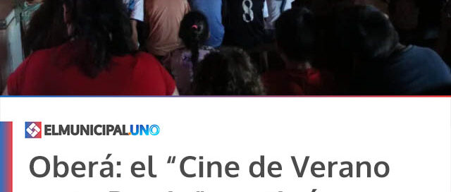 Oberá: el “Cine de Verano en tu Barrio” continúa con funciones gratuitas para toda la familia Oberá: el “Cine de Verano en tu Barrio” continúa con funciones gratuitas para toda la familia