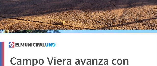 Campo Viera avanza con trabajos de pintura y puesta en valor en espacios clave de la ciudad