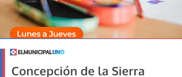 Concepción de la Sierra inicia las Clases de Apoyo Escolar gratuitas desde el 23 de febrero
