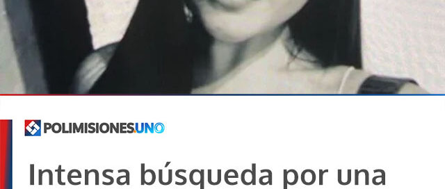 Intensa búsqueda por una adolescente desaparecida en barrio Mercantil