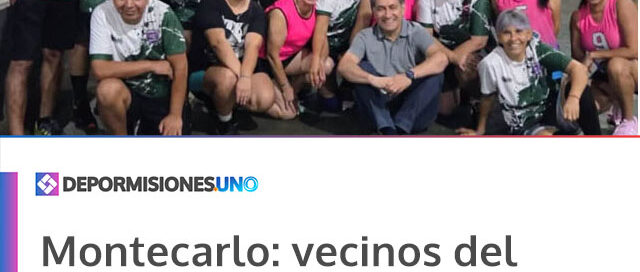 Montecarlo: vecinos del barrio Bonito formaron su propio equipo de newcom