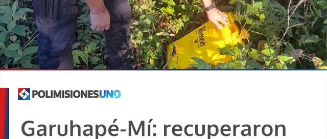 Garuhapé-Mí: recuperaron elementos tras un robo en grado de tentativa