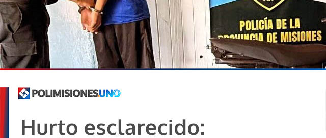 Hurto esclarecido: detuvieron a un joven y recuperaron una motocicleta robada Hurto esclarecido: detuvieron a un joven y recuperaron una motocicleta robada