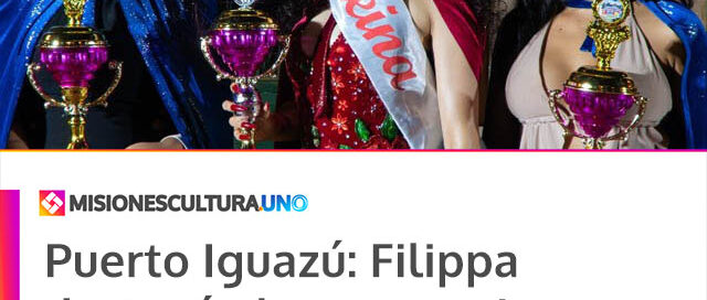 Puerto Iguazú: Filippa destacó el compromiso de las comparsas en el Carnaval Cataratas de Alegría