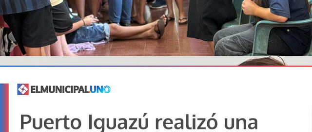 Puerto Iguazú realizó una nueva jornada del Operativo Vuelta a Clases en el CIC