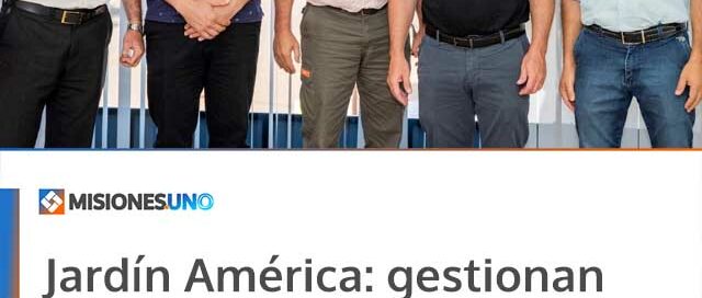 Jardín América: gestionan obras clave de agua y acueducto en reunión con el ministro Coordinador de Gabinete