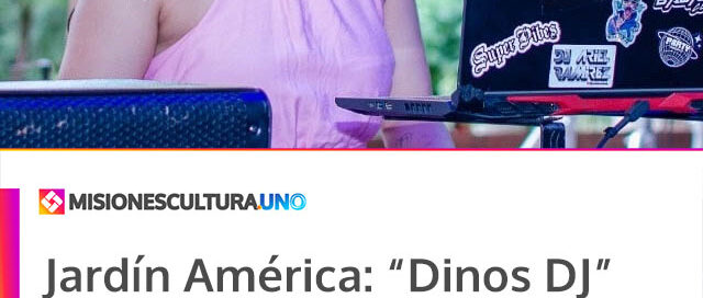 Jardín América: “Dinos DJ” convocó a vecinos y turistas en los Saltos del Tabay